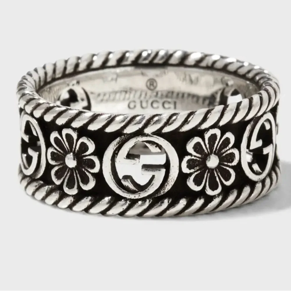Gucci Silver Ring size‎ 14